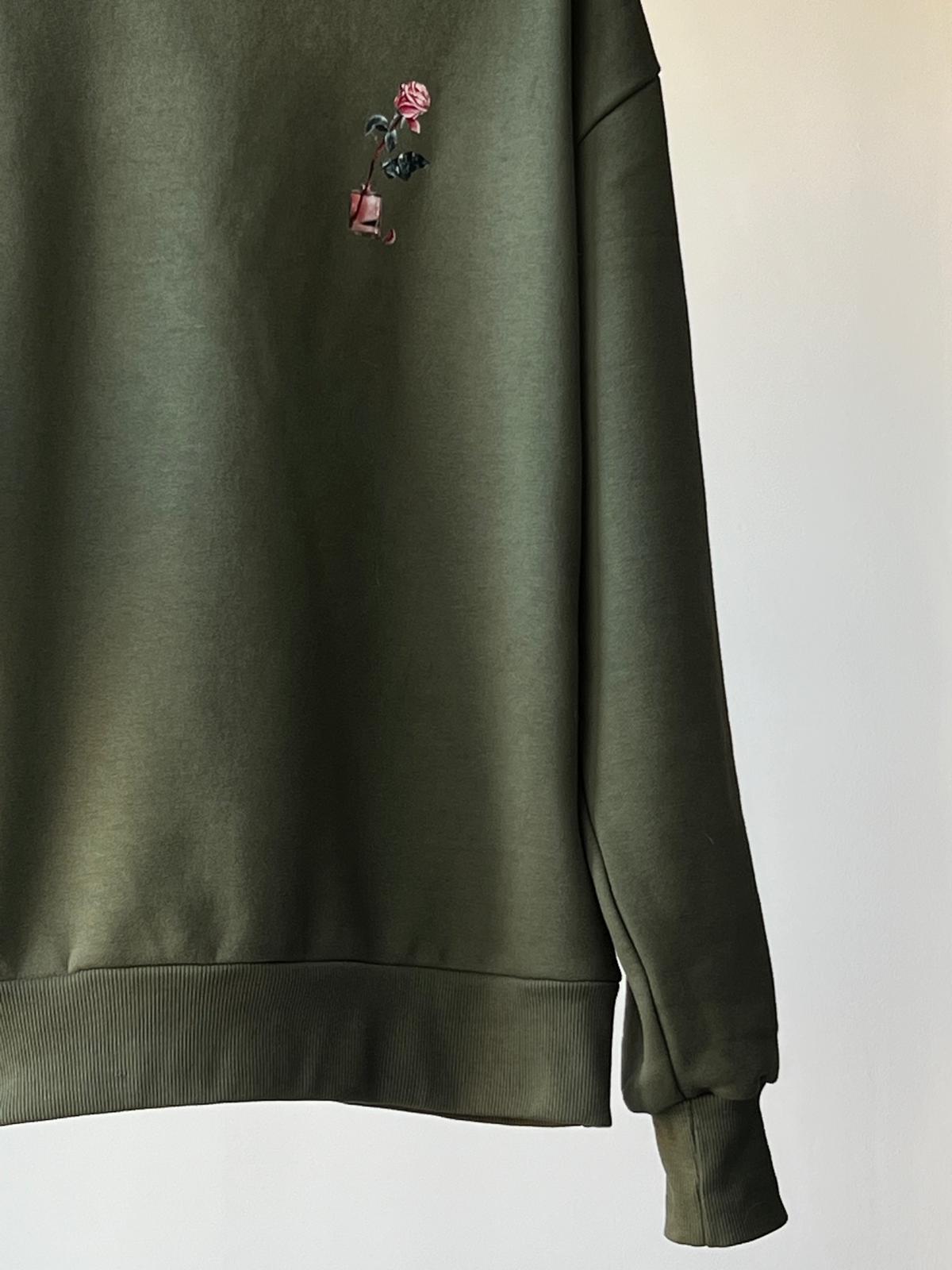 'Tawakkul' Floral Signature Sweatshirt