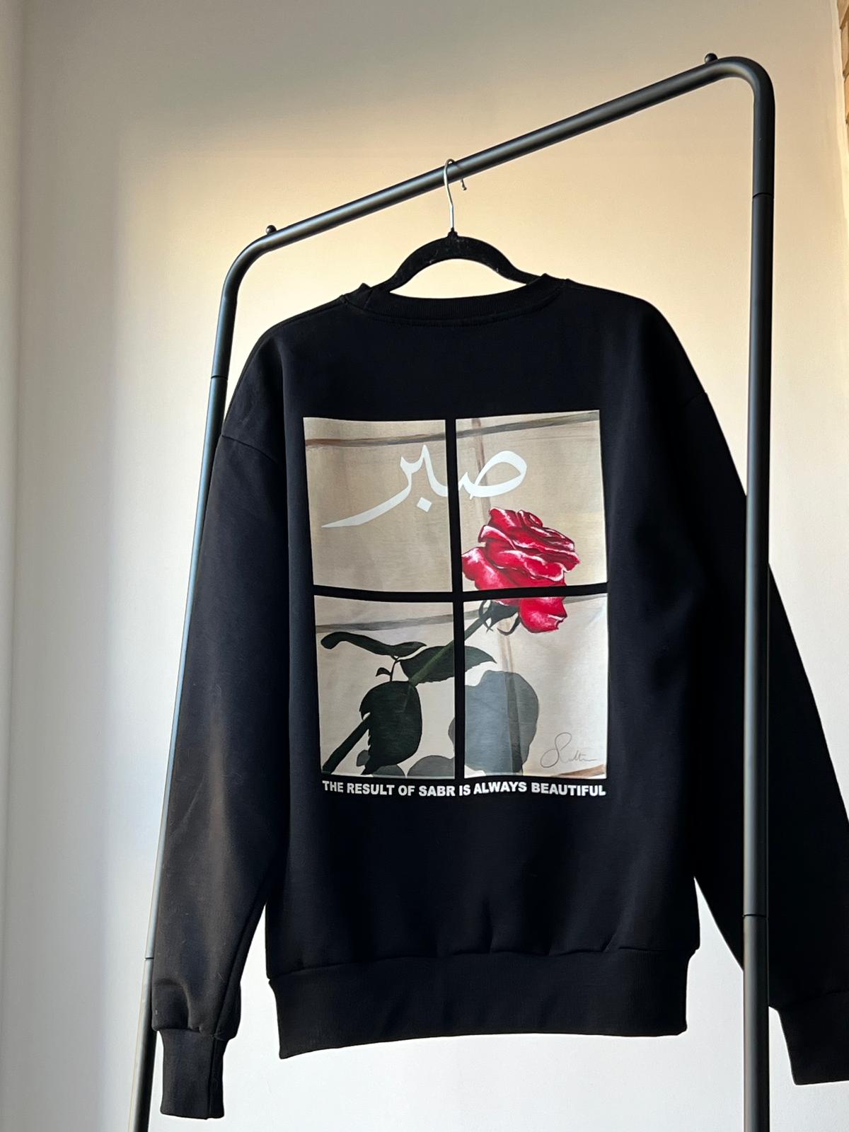 'Sabr' Framed Signature Sweatshirt