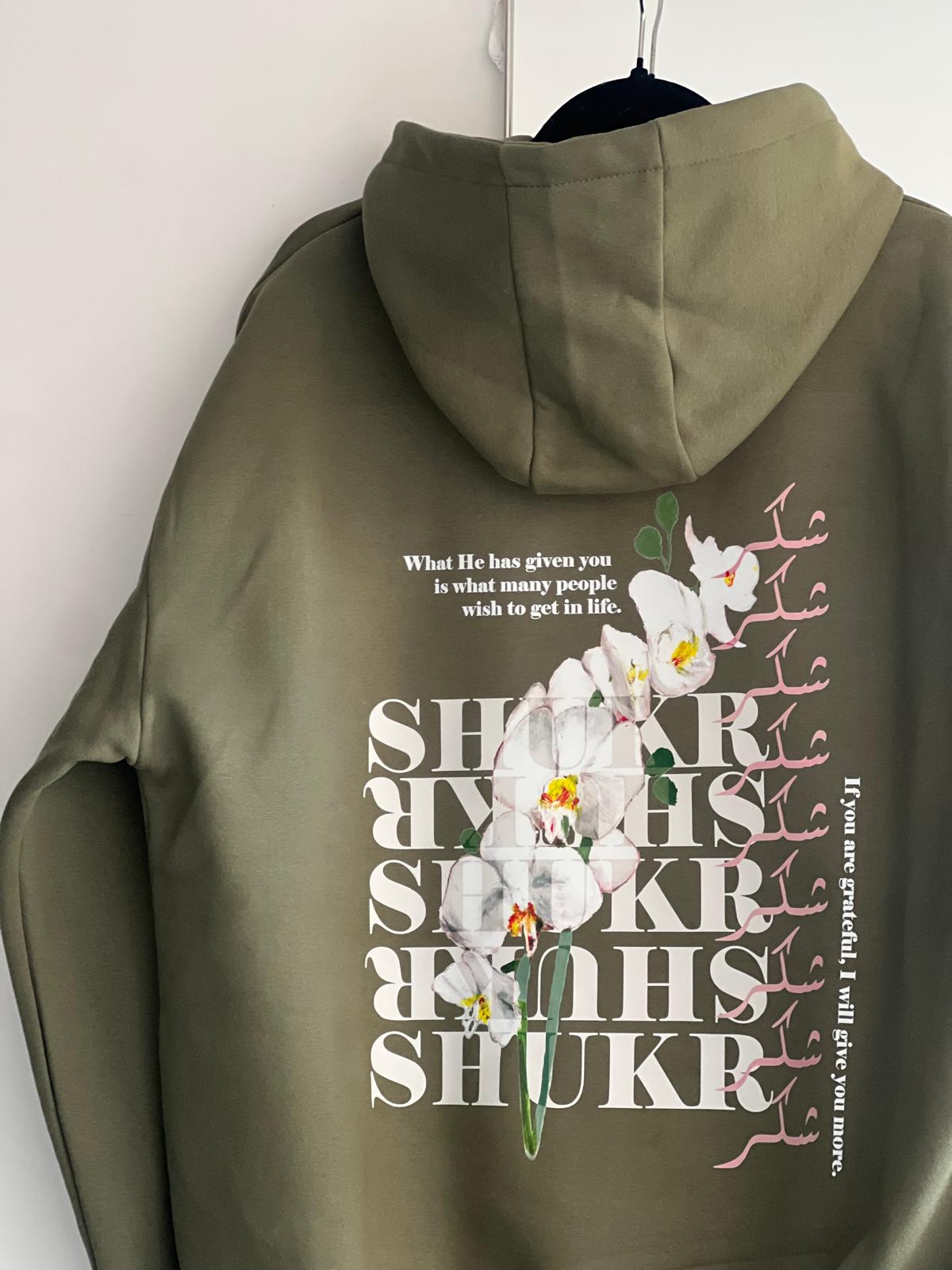 'Shukr' Floral Signature Hoodie