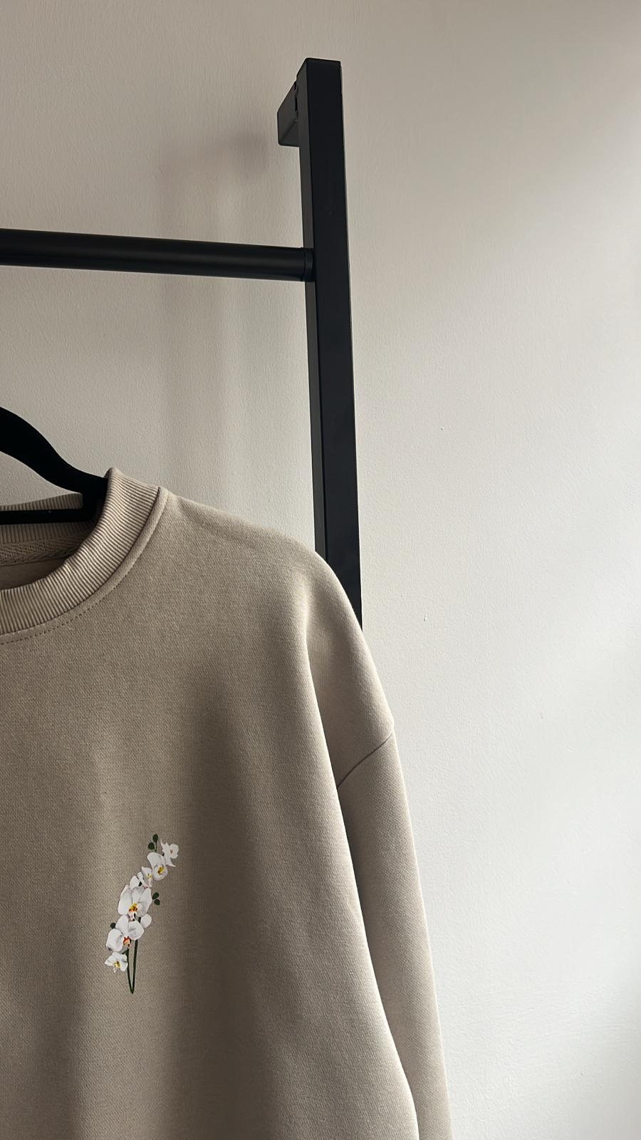 'Shukr' Floral Signature Sweatshirt