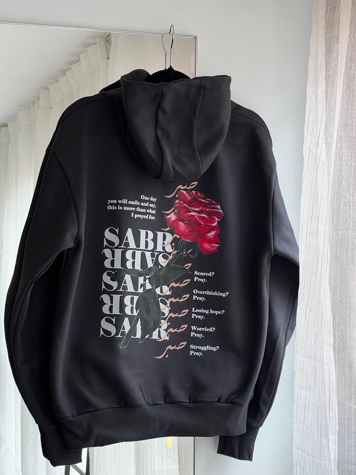 'Sabr' Floral Signature Hoodie