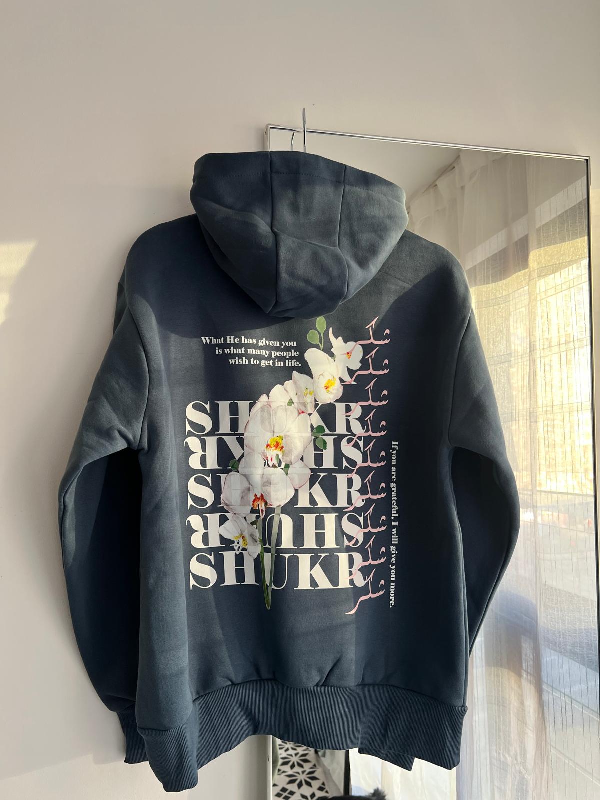 'Shukr' Floral Signature Hoodie