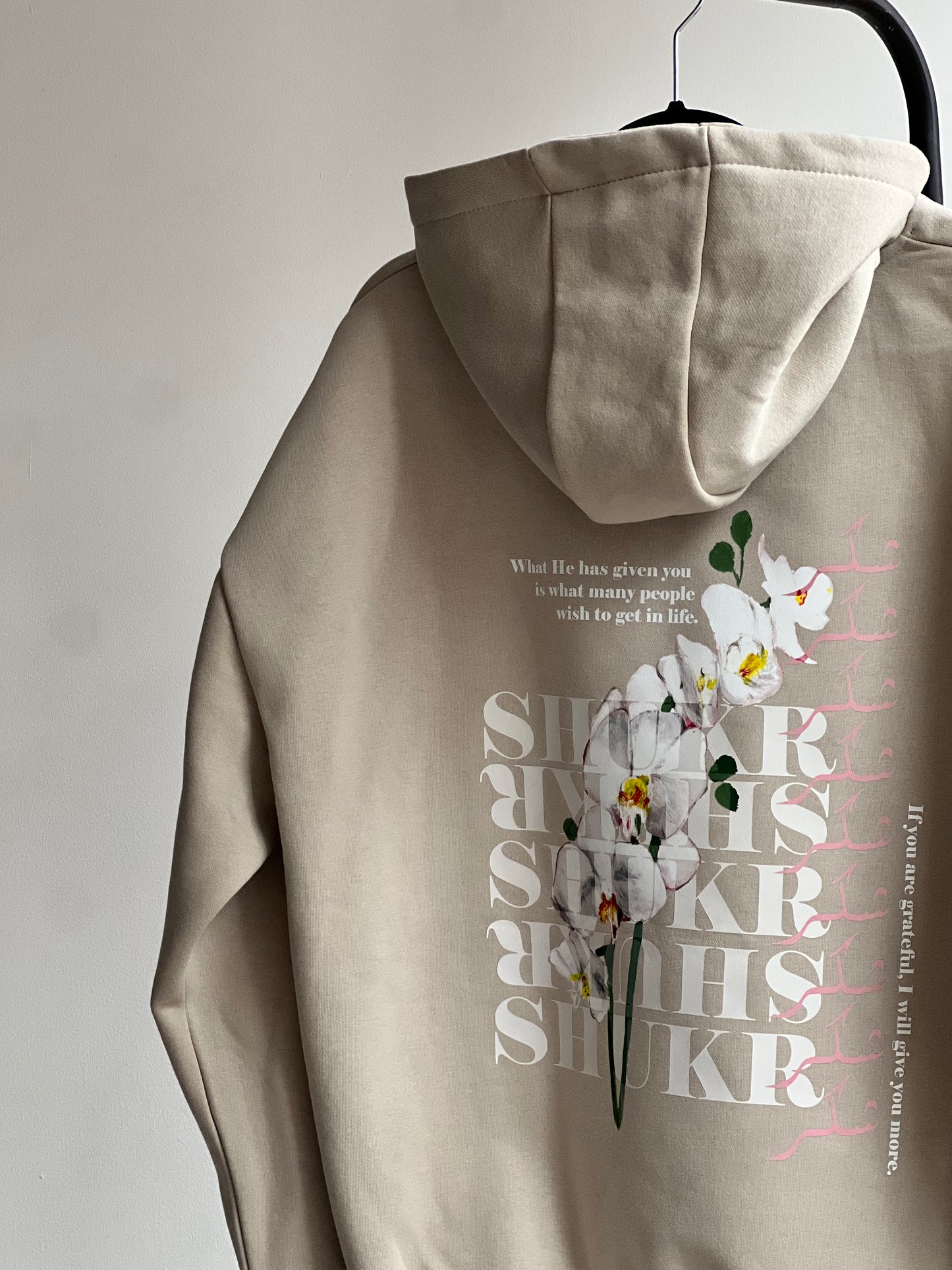 'Shukr' Floral Signature Hoodie