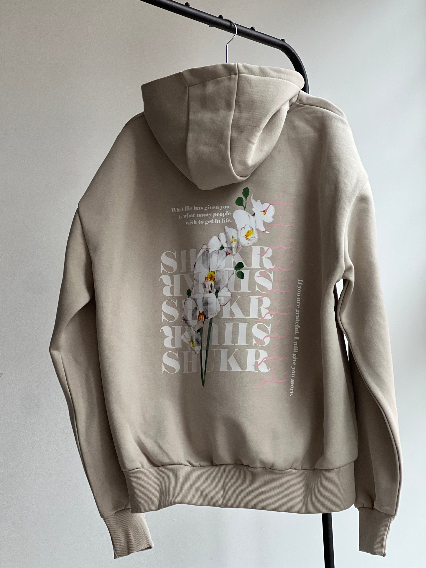 'Shukr' Floral Signature Hoodie