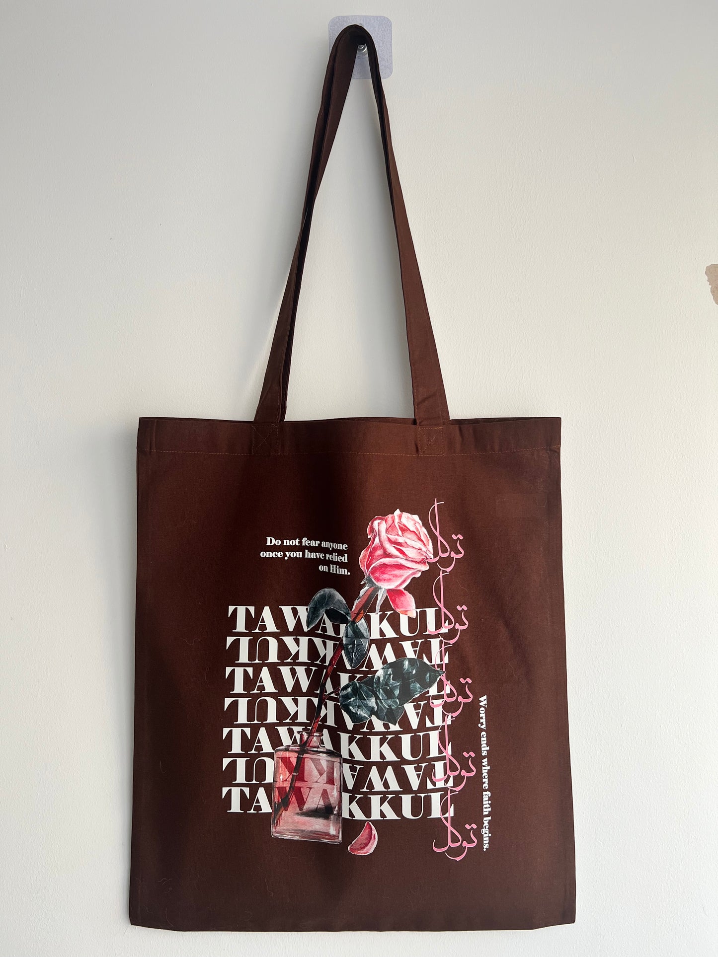 Floral 'Tawakkul' Tote Bag