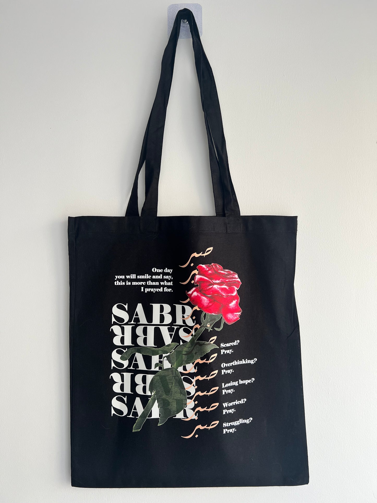 Floral 'Sabr' Tote Bag