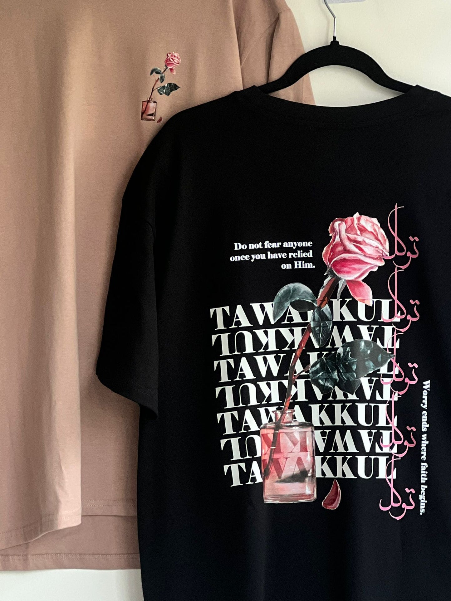 Floral Oversized 'Tawakkul' T-Shirt