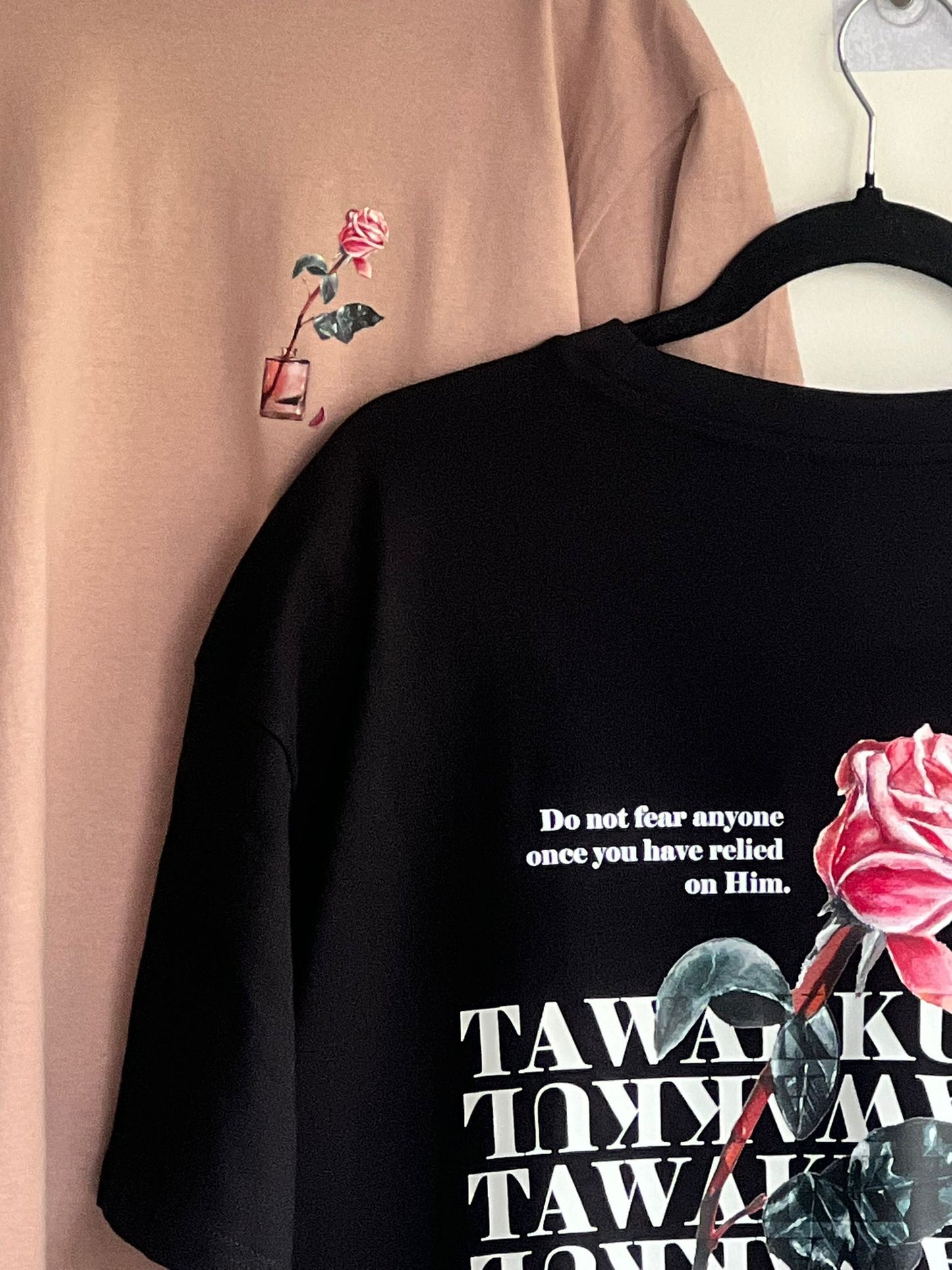 Floral Oversized 'Tawakkul' T-Shirt