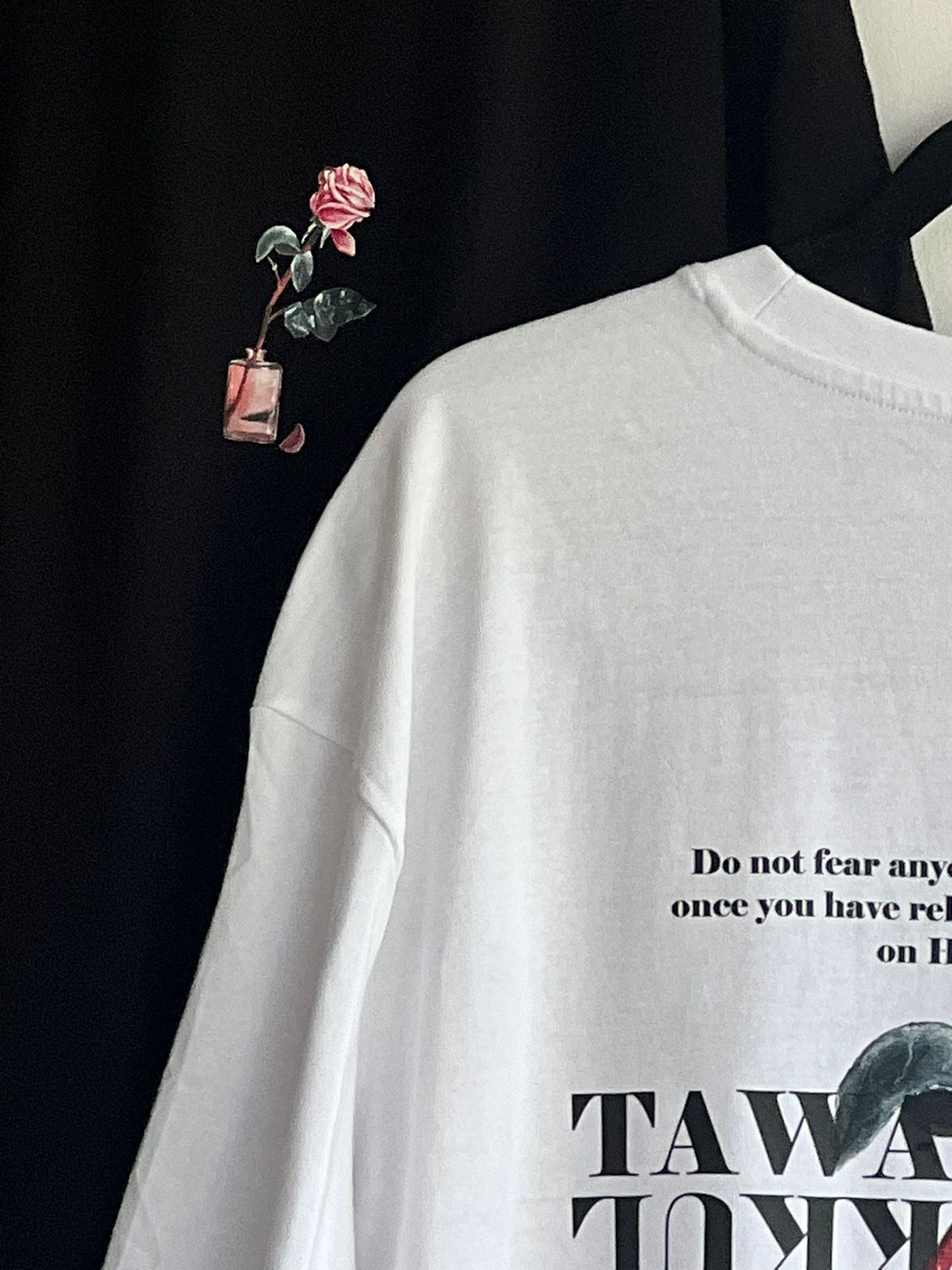 Floral Oversized 'Tawakkul' T-Shirt