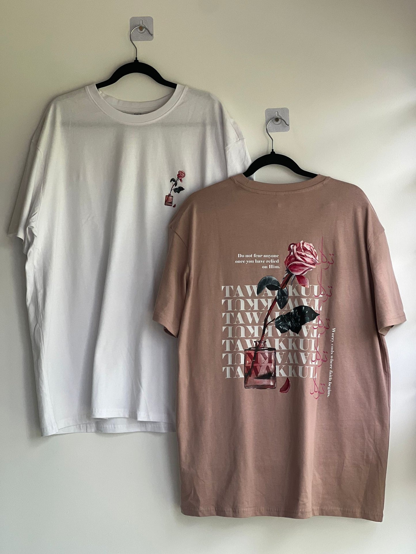 Floral Oversized 'Tawakkul' T-Shirt