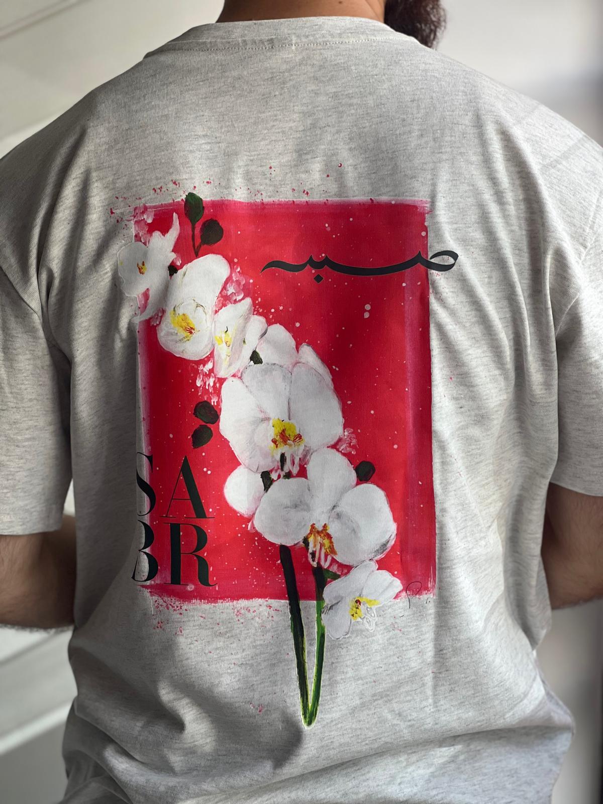 Floral Oversized 'Sabr' T-Shirt