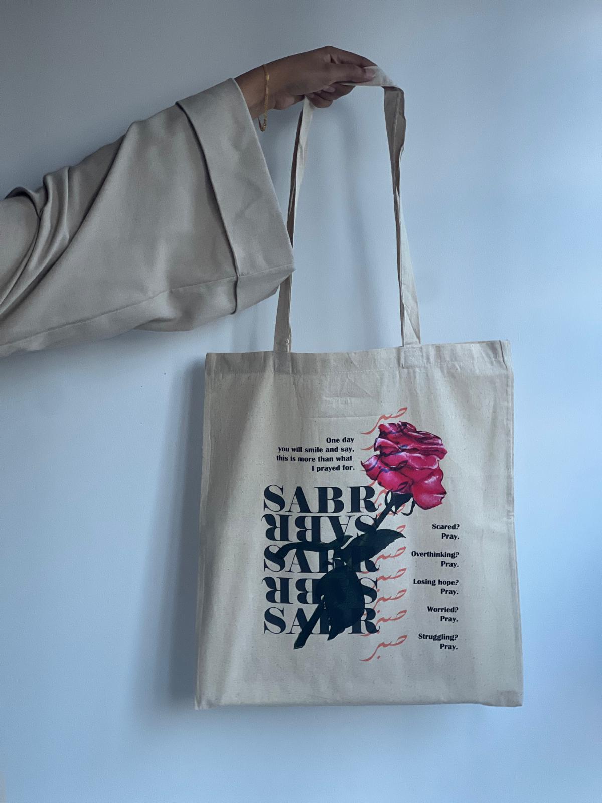 Floral 'Sabr' Tote Bag