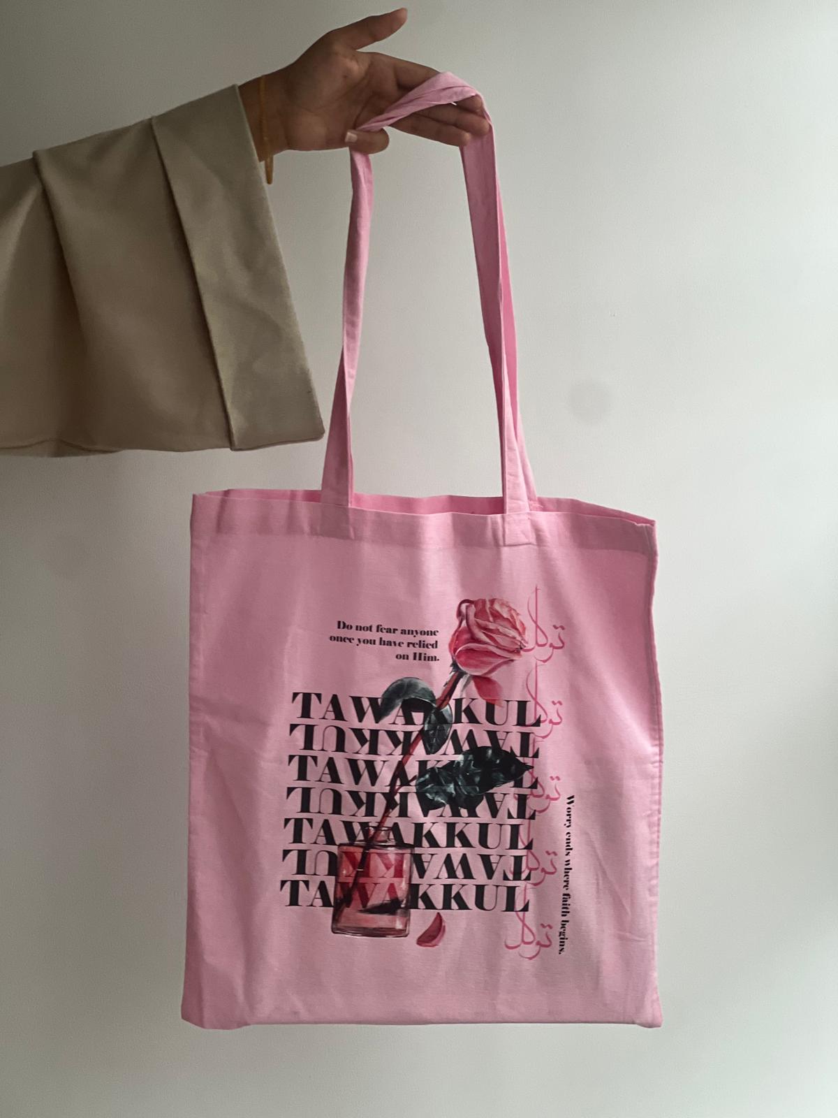 Floral 'Tawakkul' Tote Bag