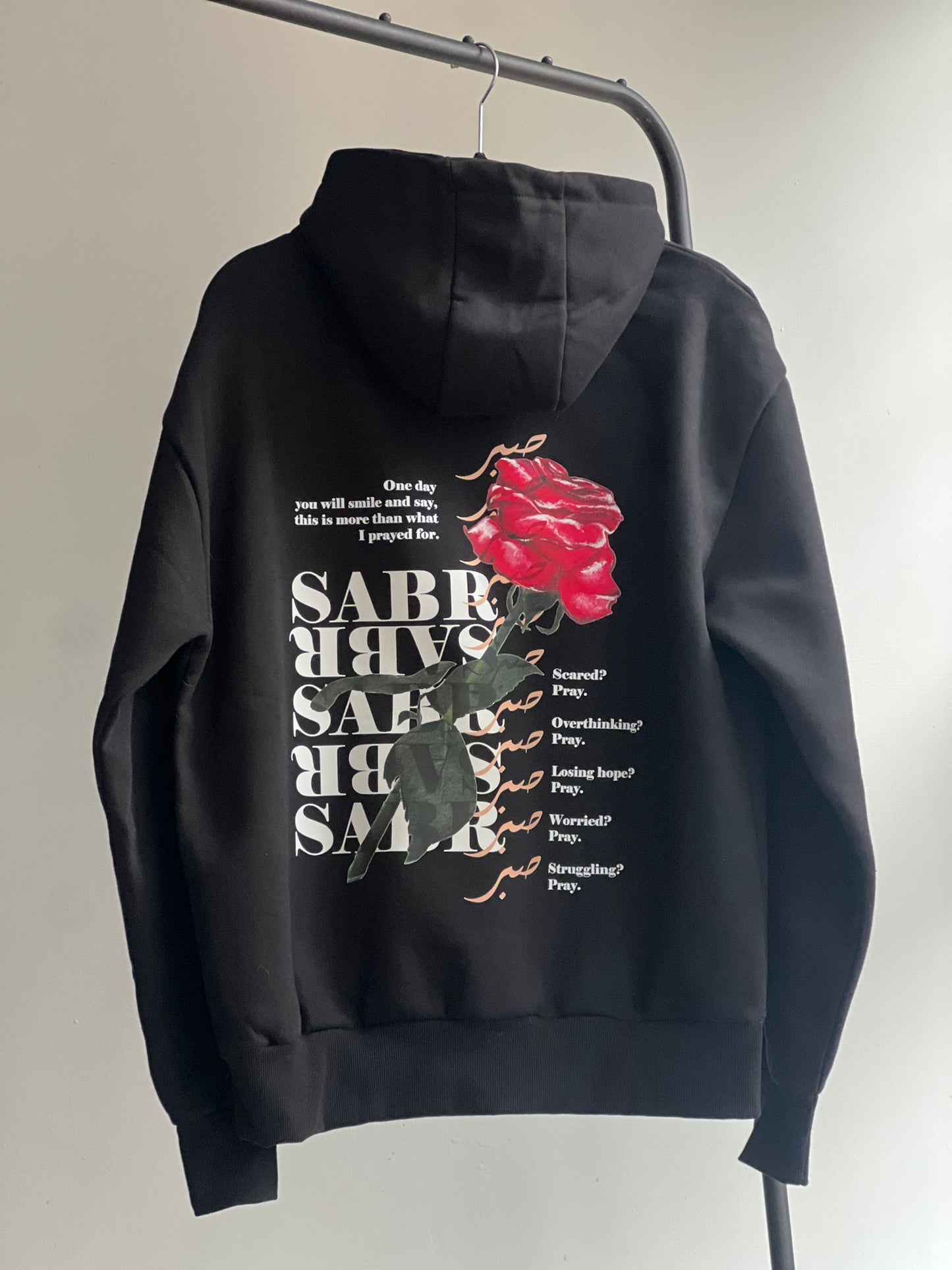 'Sabr' Floral Signature Hoodie