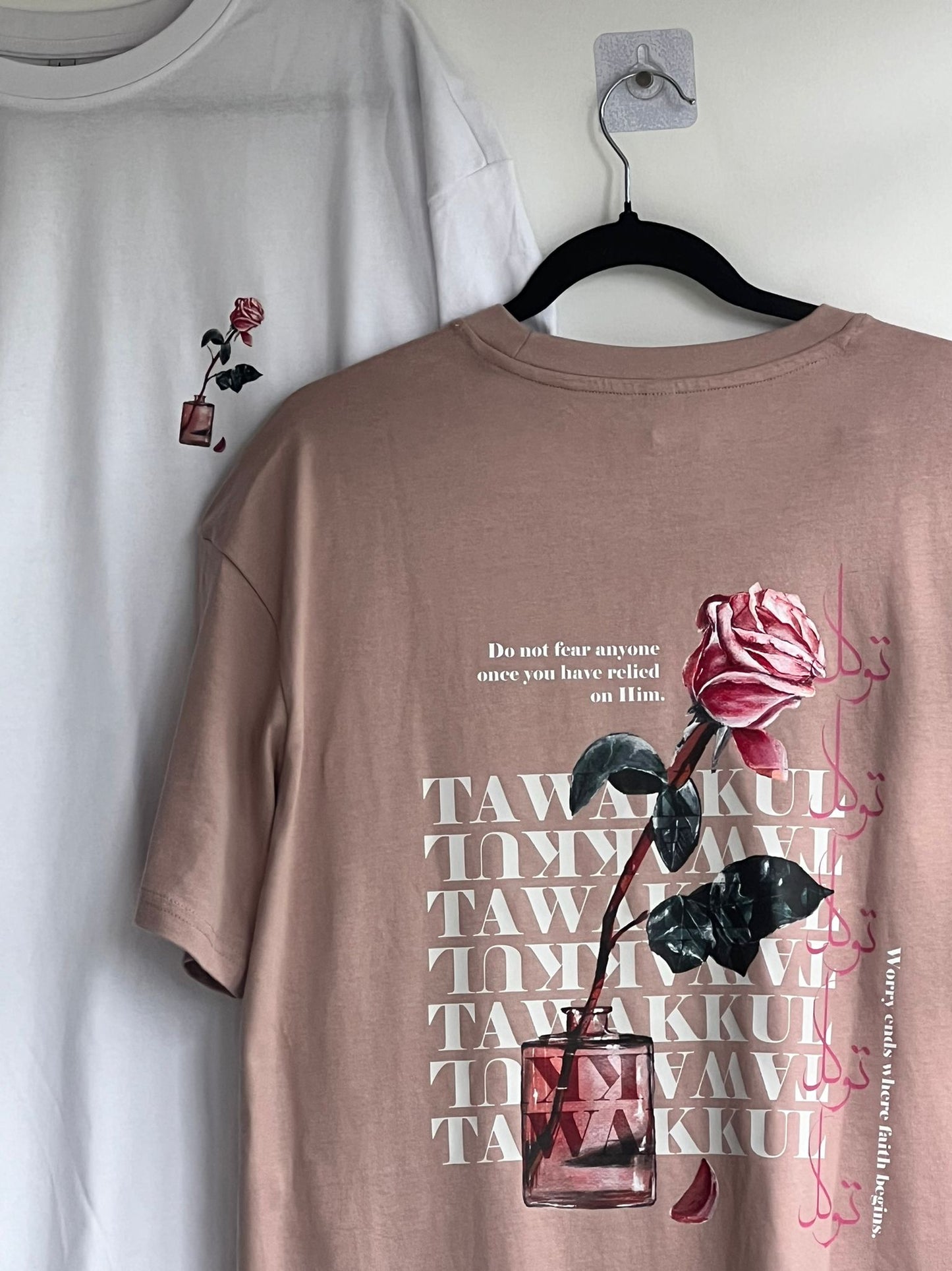 Floral Oversized 'Tawakkul' T-Shirt